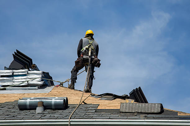 Professional Flat Roof Repair technician working in New Freedom, PA